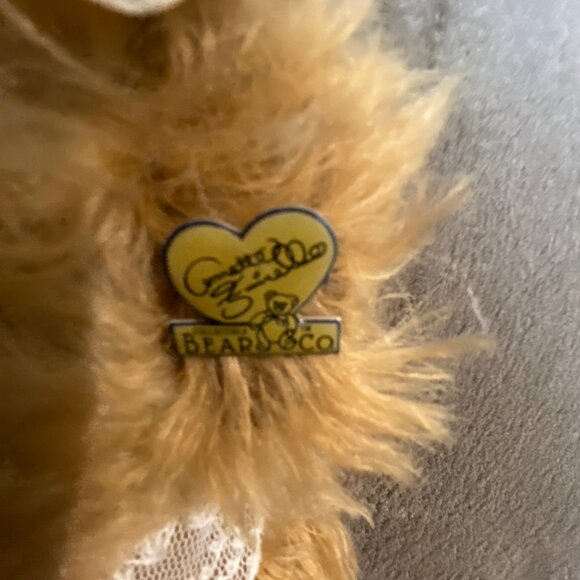 Annette Funicello Bear Co. Collectible Jointed 12” Mohair Bear Ginger & Spice - Picture 5 of 13